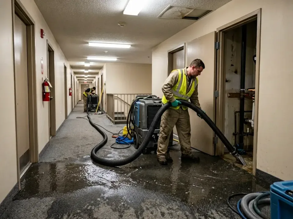multi-unit-apartment-hallway-f-005 — frequently asked questions, Emergency Burst Pipe Water Extraction & Removal in South Co…